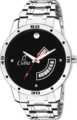

Cubia CB-1401 Smart Black Dail Stainless Steel Day&Date Watch Watch - For Men
