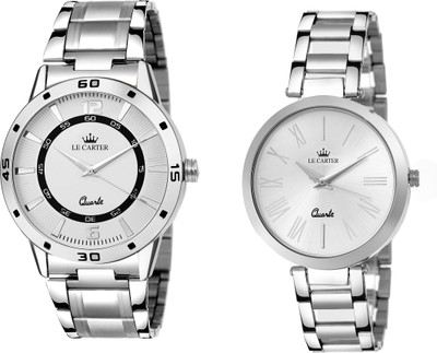

Le Carter LCW-3017 Stylish & Fabulous Bracelet chain Watch - For Couple