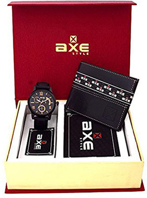 

AXE Style Aviator, Wallet Combo(Black)