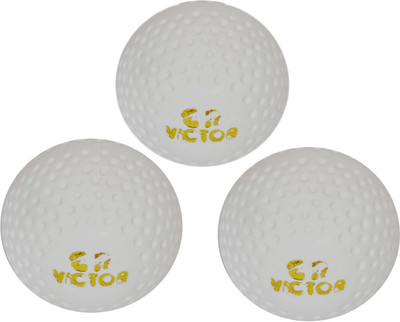 

RIYAAN white hockey ball for practice pack of 3 Hockey Ball(Pack of 3, White)