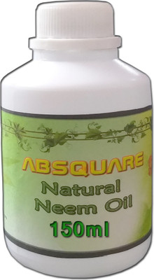

absquare Natural & Pure Cold Pressed Unrefined Neem oil 150 ml ,Natural & Undiluted For Skincare,Hair Care ,Body and Essential Oils(150 ml)