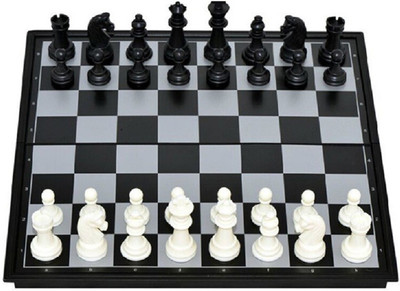 

Emob Big 25cm Portable Folding Magnetic Travel Chess Board Game Set with Storage Slots Board Game