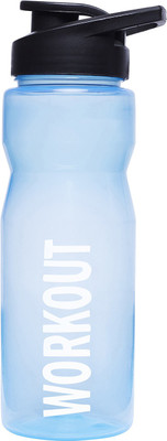 

Sportigoo PRO-Z Translucent Gym Running Yoga Water 750 ml Sipper(Pack of 1, Blue, White)
