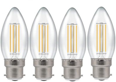 Roshni & Light 6 W Candle B22 LED Bulb(Clear, Pack of 4)