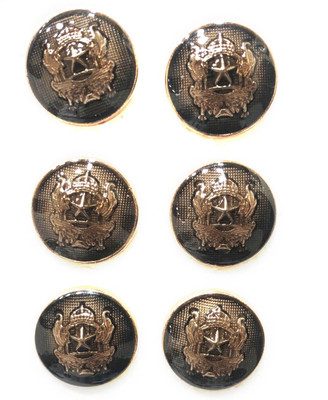 

Gangh MB-3587 Metal Buttons(Pack of 6)