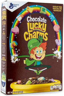 

General Mills Lucky Charms Chocolate with Mixed-up Marshmallows - 340g (12oz)(340 g, Box)