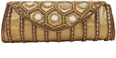 

Unique Fashion Casual, Party, Formal Multicolor, Gold Clutch, Gold;multicolor