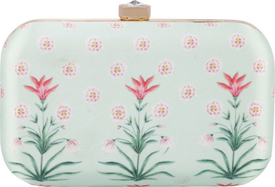 

Puneet Gupta Party Green Clutch