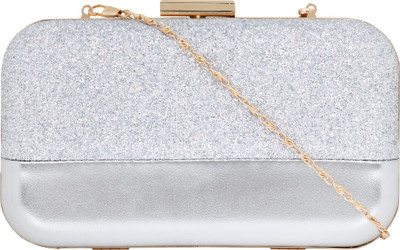 

Berrypeckers Casual, Party Silver Clutch