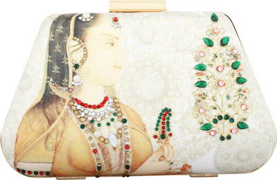 

Puneet Gupta Party Beige Clutch