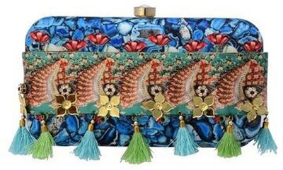 

Puneet Gupta Casual Blue Clutch