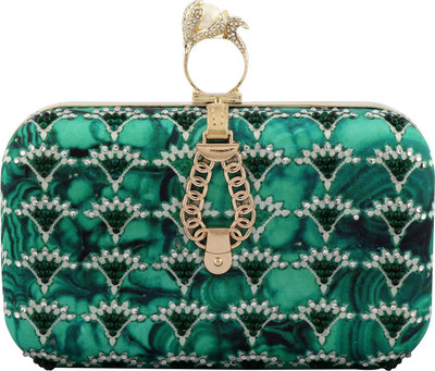 

Puneet Gupta Casual Green Clutch