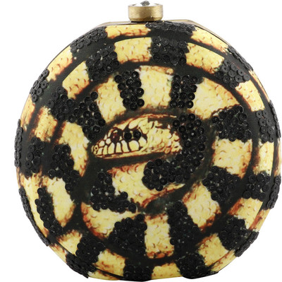 Puneet Gupta Party Yellow Clutch