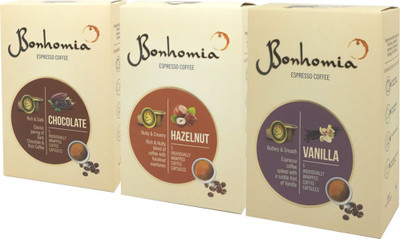 

Bonhomia Flavoured Coffee Capsules Combo Roast & Ground Coffee 150 g(Pack of 3, Hazelnut Flavoured)