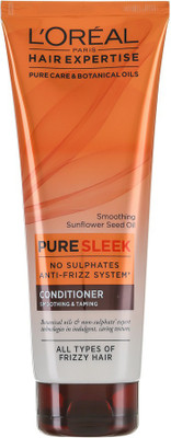 

L'Oreal Paris Pure Sleek Smoothing & Taming Conditioner 250ml(250 ml)