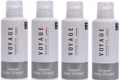 

Park Avenue 4 VOYAGE Deodorant Spray - For Men(500 ml, Pack of 4)