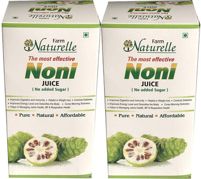 

Farm Naturelle Free Noni Juice, 400ml (Pack of 2)(2 x 400 ml)