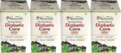 

Farm Naturelle -Herbal Diabetes Diabetic Care Juice Pack of 4x400 Ml + Free Jamun Forest Flower Honey worth 49/-(4 x 400 ml)