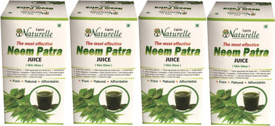 Farm Naturelle Pure Neem Juice for Purifying Blood and for Skin Glow, 400ml (Buy 2, Get 2 Offer)(4 x 400 ml)