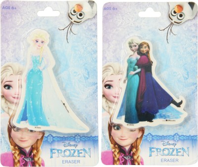 

Disney GENUINE LICENSED FROZEN SHAPE ERASER - HMGWER 85237-FZ + [SIS] [2 PCS] Non-Toxic Eraser(Set of 2, White)