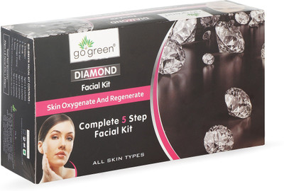 

Go Green DIAMOND FACIAL KIT - 6 TREATMENT 180 g(Set of 6)