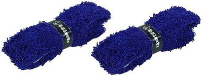

Wintex 2 Pcs Premium BLue Self Adhesive Badminton Towel Pure Cotton Grip Dry Feel Grip(Blue, Pack of 2)