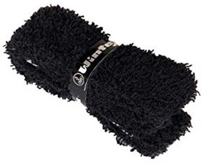 

Wintex Premium Black Self Adhesive Badminton Towel Grip Made from 100% Thick Cotton Dry Feel Grip(Black, Pack of 1)