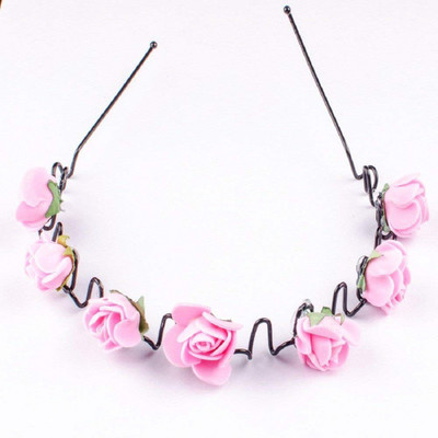 

RAAYA Beautiful Zigzag Hairband / Headband For girl & Women Head Band, Hair Band, Hair Accessory Set(Pink)