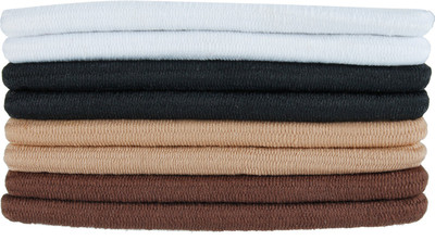 

Franck Provost (France) Ponytail Hair Scrunchies (8 pcs) Rubber Band(Multicolor)
