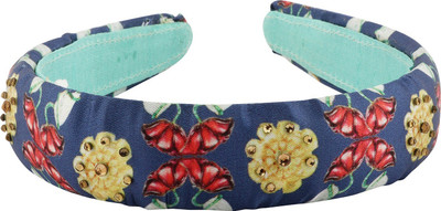 

Puneet Gupta Rangoon Blue Floral Print Hairband For Women Head Band(Multicolor)