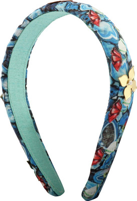 

Puneet Gupta Flora Sapphire Blue Hairband with Floral Embellishments For Women's Head Band(Blue)