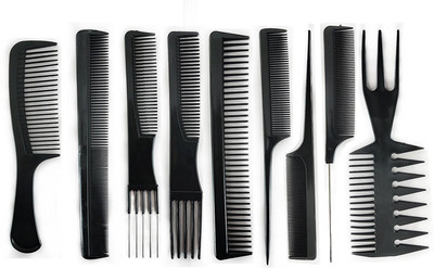 

EKAN hair Comb Set For Man & Women (Set Of 9) + Free Hair Cutting Scissor