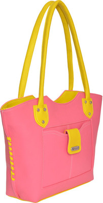 

FD Fashion Women Shoulder Bag(Pink, Yellow)