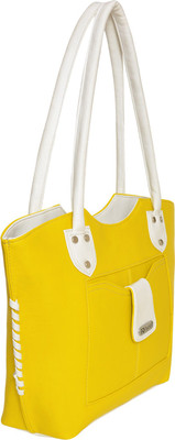 

FD Fashion Women Shoulder Bag(Yellow, White), White;yellow