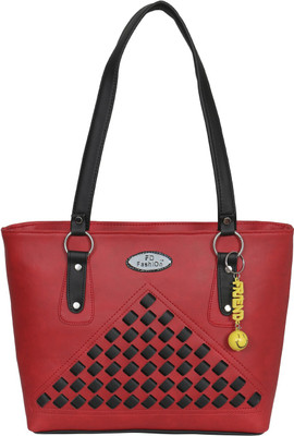 

FD Fashion Soft Luggage Shoulder Bag(Red, Black), Black;red