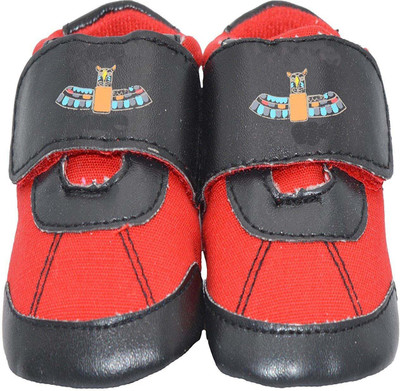 

Baby Bucket Boys & Girls Velcro Sneakers(Red