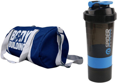 

Snipper Cobmo of Bodybuilding Blue bag and Spider Shaker BlUE Gym & Fitness Kit