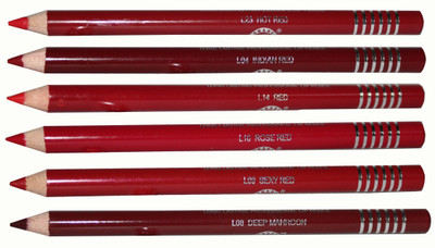 

COLORS QUEEN Lip Liner waterproof Matte Lip Pencil(Hot Red, Indian Red, Red, Rose Red, Sexy Red, Deep Mahroon)