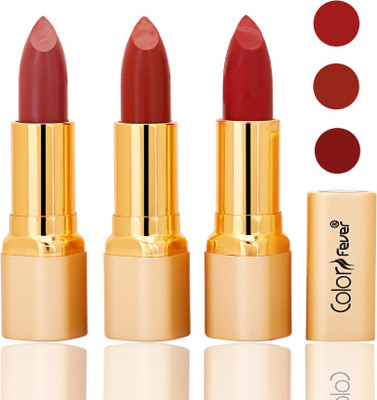 

Color Fever Lipstick 9 to 5(mauve, dry orange, red, 12 g)