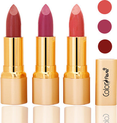 

Color Fever lipstick with Vitamin E(mauve, plum, peach, 12 g)