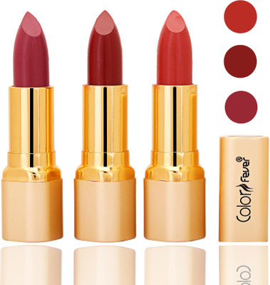

Color Fever lipstick with Vitamin E, Enriched soft and smooth matte(mauve, mauve, orange, 12 g)