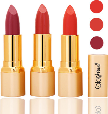 

Color Fever lipstick with Vitamin E, Enriched soft and smooth matte(mauve, orange, orange, 12 g)