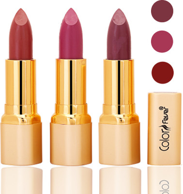 

Color Fever lipstick with Vitamin E, Enriched soft and smooth 9 to 5 matte(mauve, plum, plum, 12 g)