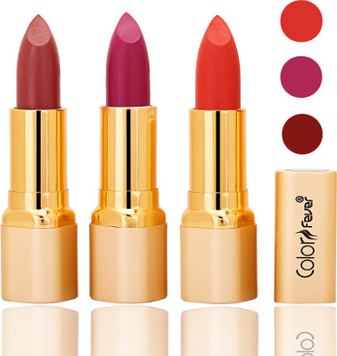 

Color Fever lipstick matte(mauve, purple, orange, 12 g)