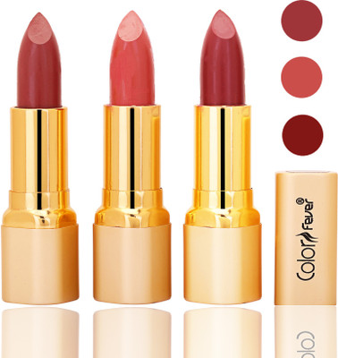

Color Fever lipstick with Vitamin E, Enriched soft and smooth 9 to 5 matte(mauve, peach, mauve, 12 g)