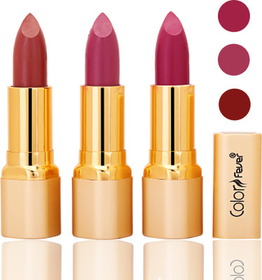 

Color Fever lipstick with Vitamin E, Enriched soft and smooth 9 to 5 matte(mauve, plum, purple, 12 g)