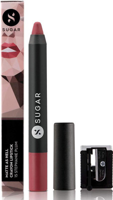

Sugar MATTE AS HELL Crayon Lipstick 2.58 g With Sharpener (15 Stephanie Plum)(15 Stephanie Plum)