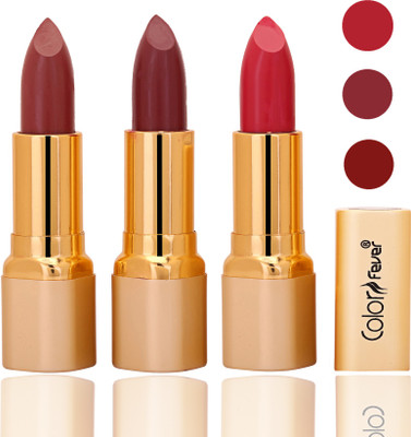 

Color Fever lipstick with Vitamin E, Enriched soft and smooth 9 to 5 matte(mauve, mauve, neon, 12 g)