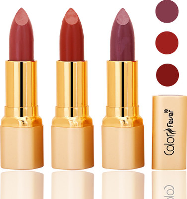 

Color Fever Lipstick 9 to 5(mauve, dry orange, plum, 12 g)