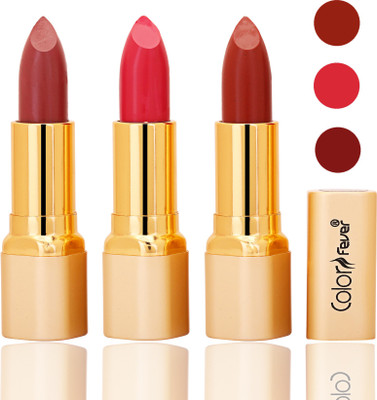 

Color Fever Lipstick 9 to 5(mauve, neon, dry orange, 12 g)